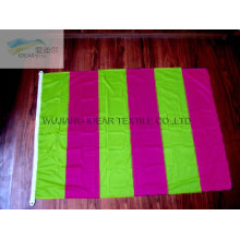 100% poliester rayas exterior color banderas